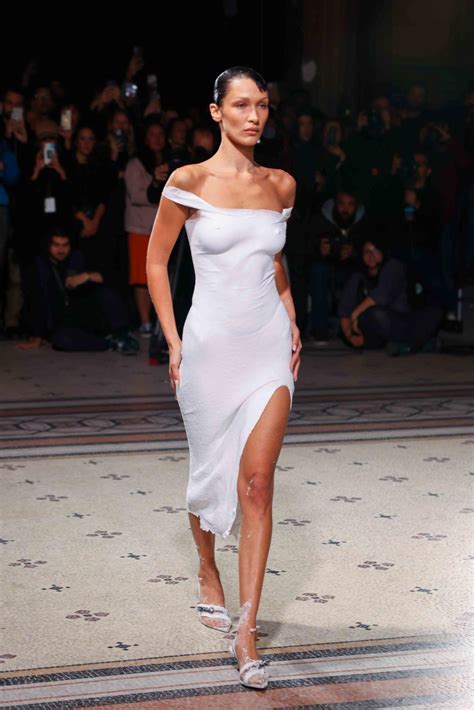 hot latin teens|Bella Hadid Wears the Naked Dress to End All Naked Dresses.